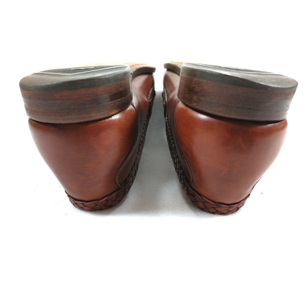 Allen Edmonds Maxfield Walnut Woven Trim 9 - Picture 5 of 8